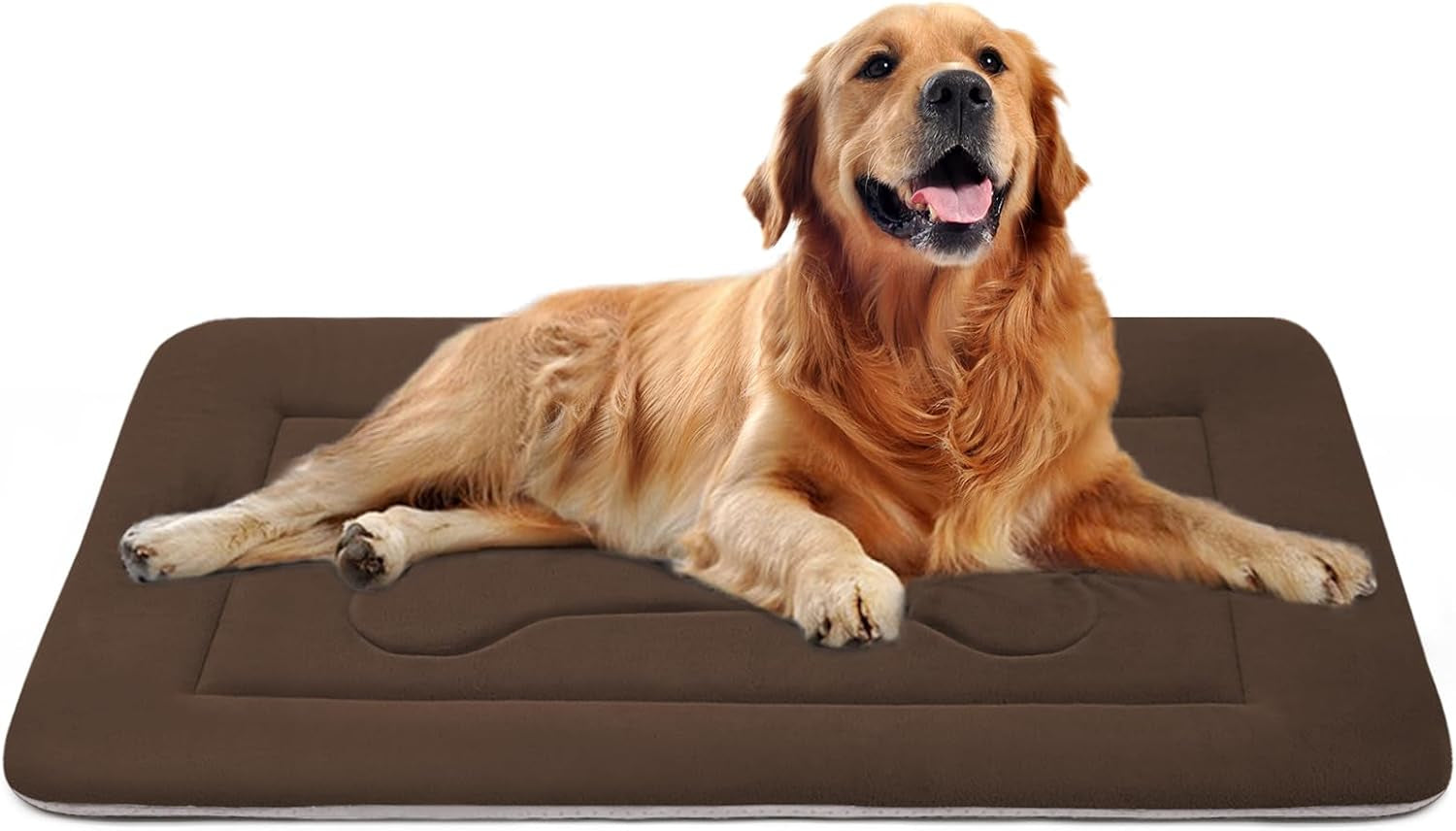 The Perfect Large Dog Mat! 42in Non-Slip, Washable, Soft Mattress Pad!