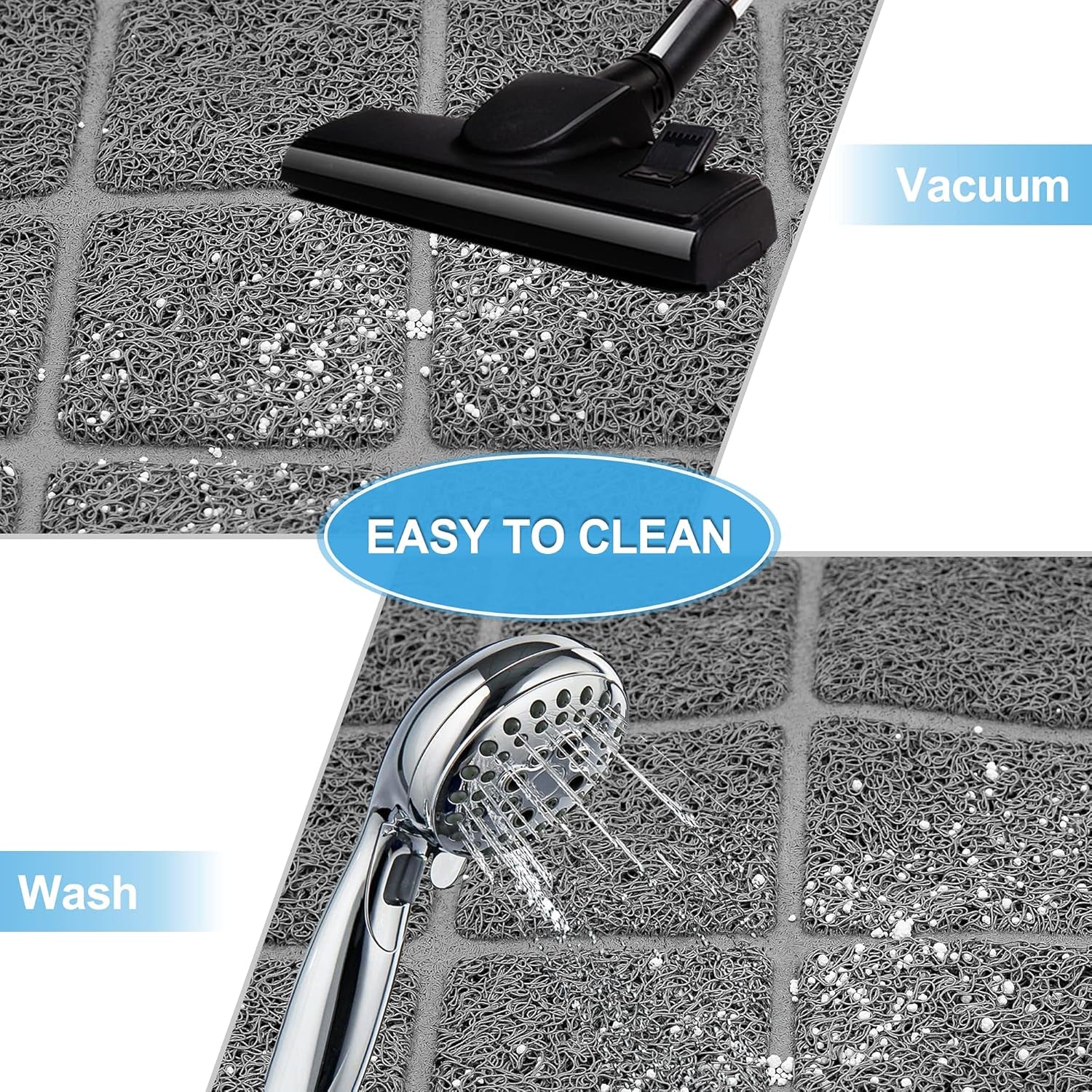 Premium Cat Litter Mat! With A Non-Slip Waterproof Backside, Making A Soft And Easy To Clean Solution For Cats!