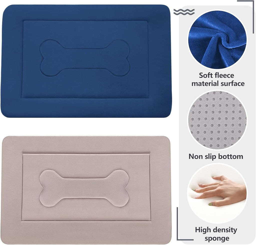 The Perfect Large Dog Mat! 42in Non-Slip, Washable, Soft Mattress Pad!