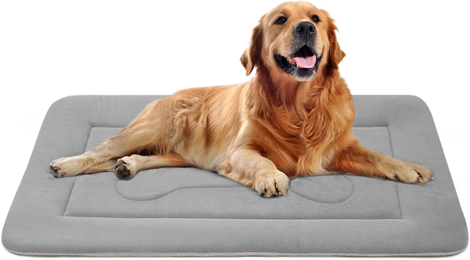 The Perfect Large Dog Mat! 42in Non-Slip, Washable, Soft Mattress Pad!