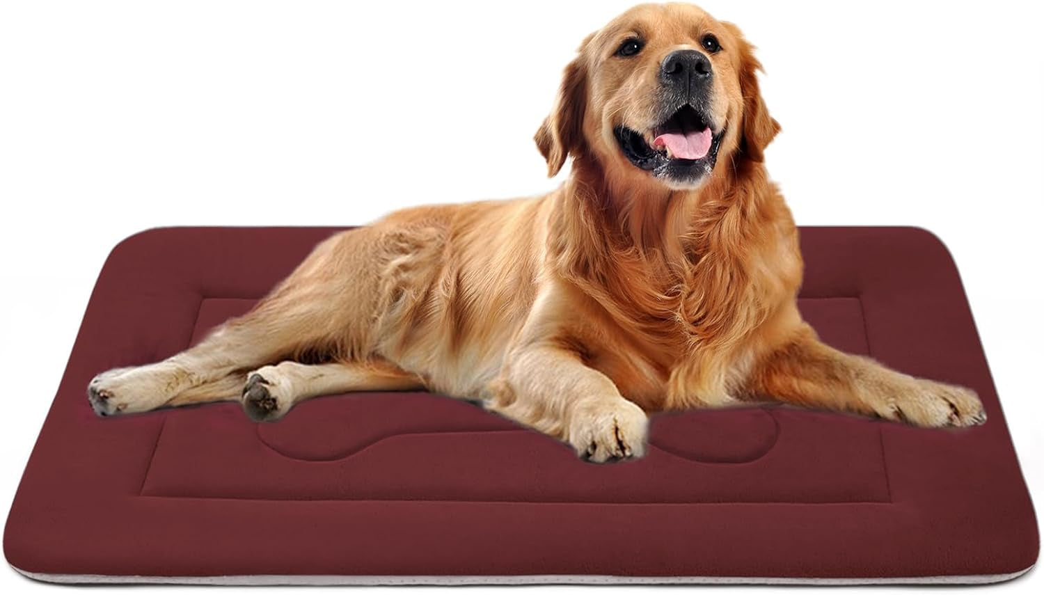 The Perfect Large Dog Mat! 42in Non-Slip, Washable, Soft Mattress Pad!