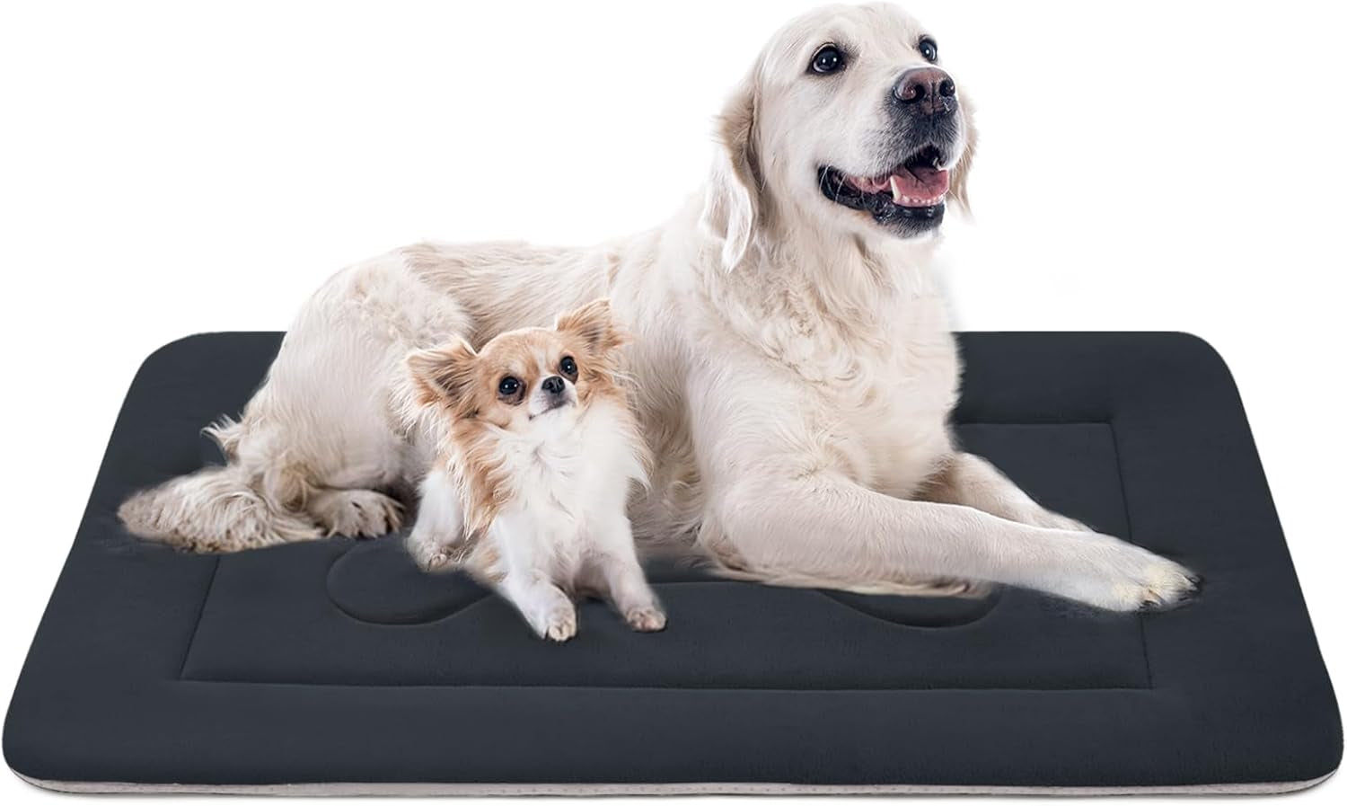 The Perfect Large Dog Mat! 42in Non-Slip, Washable, Soft Mattress Pad!