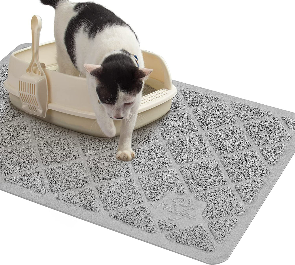Premium Cat Litter Mat! With A Non-Slip Waterproof Backside, Making A Soft And Easy To Clean Solution For Cats!