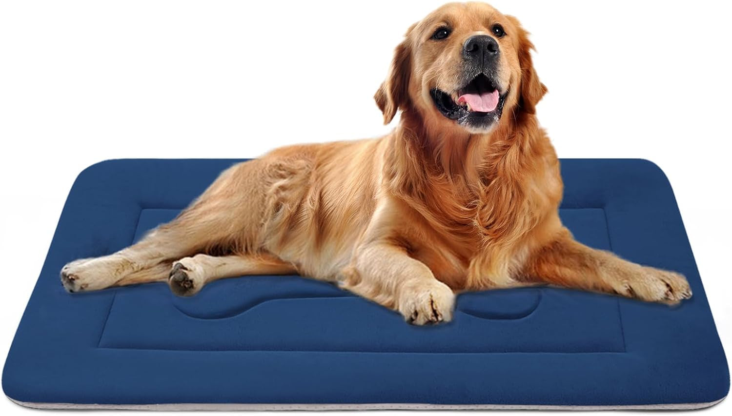 The Perfect Large Dog Mat! 42in Non-Slip, Washable, Soft Mattress Pad!